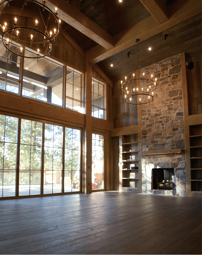 A beautiful Timber hall project