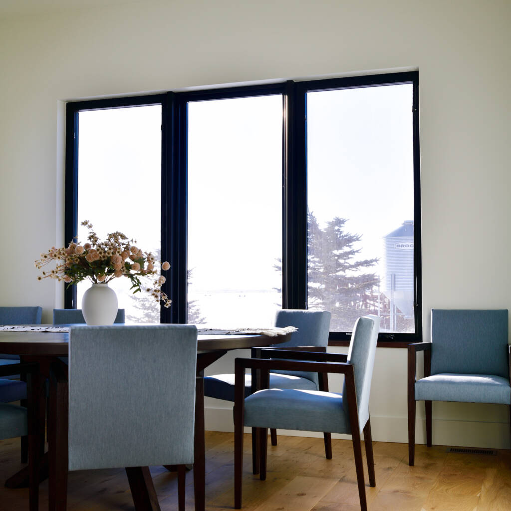 custom wood flooring in home