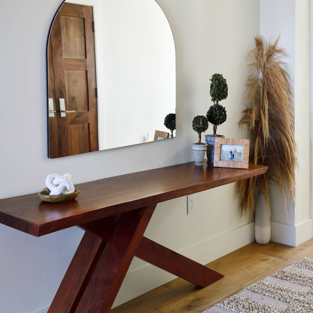 custom wood flooring in home